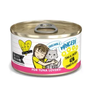 Weruva B.F.F. Originals Tuna & Chicken 4EVA Dinner in Gravy Minced Canned Cat Food