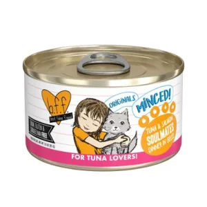 Weruva B.F.F. Originals Tuna & Salmon Soulmates Dinner in Gelée Minced Canned Cat Food
