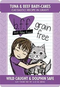Weruva Bff Tuna & Beef Baby Cakes 12/3oz. Pouch !{L-x}