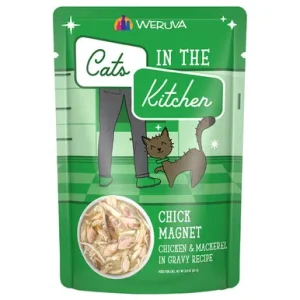 Weruva Cats in the Kitchen Chick Magnet Chicken & Mackerel in Gravy Recipe Wet Cat Food