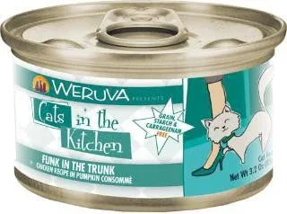 Weruva Chicken & Tuna Recipe In Pumpkin Consomme Cans Funk In The Trunk Cat 24/3.2oz. {L-x} 784084 - Image 2