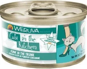 Weruva Chicken & Tuna Recipe In Pumpkin Consomme Cans Funk In The Trunk Cat 24/3.2oz. {L-x} 784084