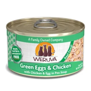 Weruva Green Eggs & Chicken with Chicken & Egg in Pea Soup Canned Cat Food