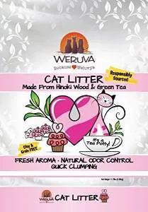 Weruva It's A Tea Party Hinoki Wood And Green Tea Cat Litter-11.7-lb-{L+tx} - Image 2
