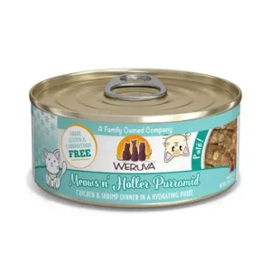 Weruva Meows n' Holler PurrAmid with Chicken and Shrimp Canned Cat Food