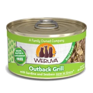Weruva Outback Grill with Sardine and Seabass in Gravy Canned Cat Food