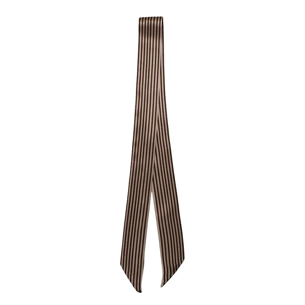 West And Company Tan Molly Striped Twilly
