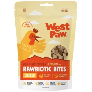 West Paw Chicken Rawbiotic Bites Dog Food Topper