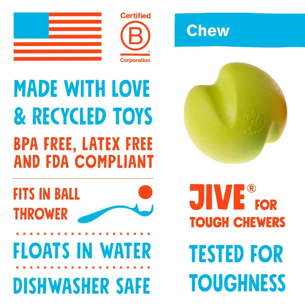 West Paw Zogoflex Jive - Image 2