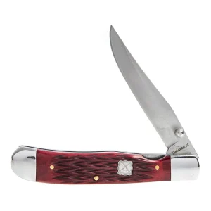 Western Fashion Twisted X Red Bone Trapperlock Knife