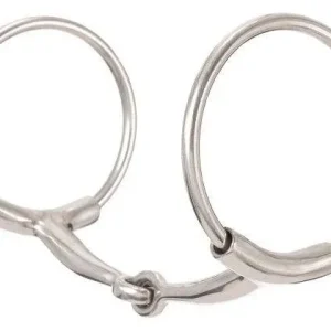 Western SS Pinchless Snaffle O-Ring Bit