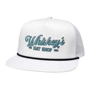 Whiskey Bent Hat Co White Taos Cap