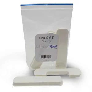 White Large Plug C & D Cut Outs Covers - Adaptive Reef