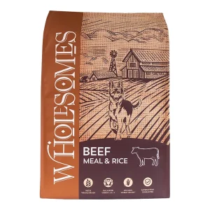 Wholesomes Dog Adult Beef & Rice 40lb