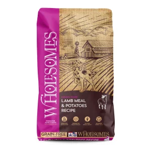 Wholesomes Grain Free Dry Dog Food Lamb Meal & Potatoes 35 lb