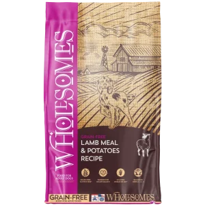 Wholesomes Lamb Meal & Potatoes Recipe For Adult Dogs