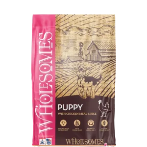 Wholesomes Puppy Chicken Meal & Rice Recipe For Puppies