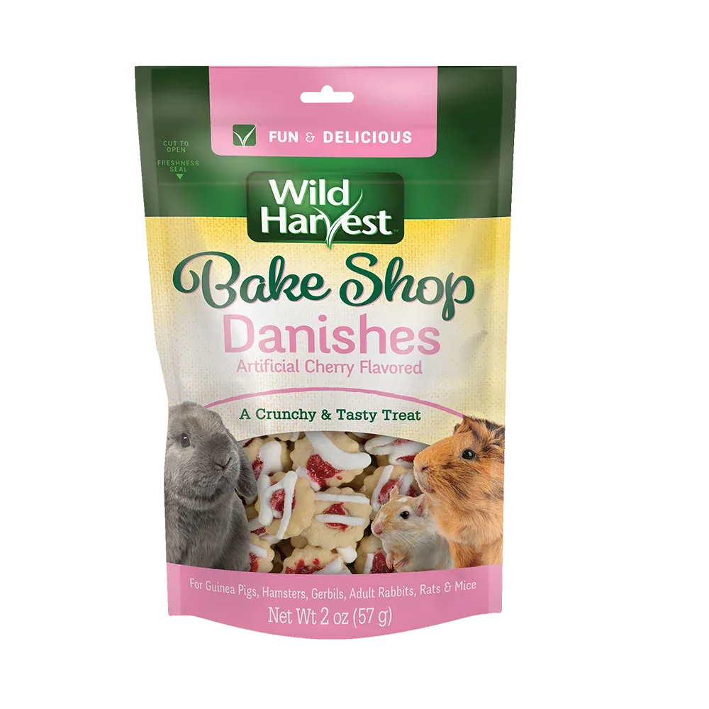 Wild Harvest Bakeshop Danishes Small Animal Treat Cherry 2 oz