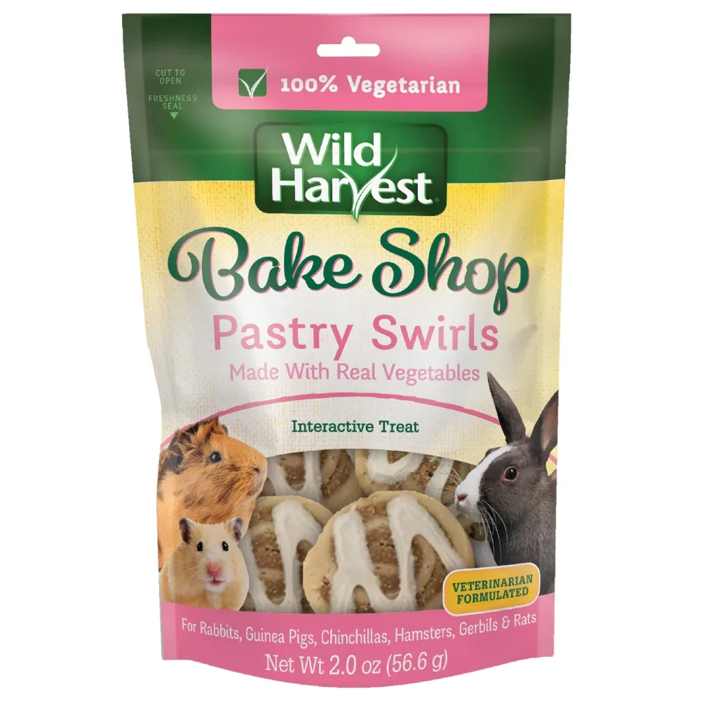 Wild Harvest Bakeshop Pastry Swirl Small Animal Treat Real Vegetable 2 oz