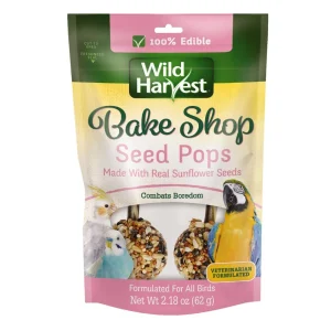 Wild Harvest Bakeshop Seed Pops Bird Treats Real Sunflower Seeds 2 ct