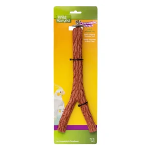 Wild Harvest Chewable Perch for Cockatiels & Parakeets