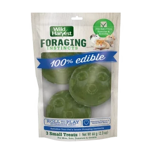 Wild Harvest Foraging Instincts Roll to Play Small Animal Treat Small, 3 pk