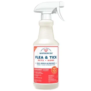 Wondercide Flea & Tick Peppermint Scent Spray for Pets + Home with Natural Essential Oils