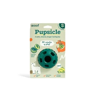 Woof Pupsicle Dog Toy Green - Small