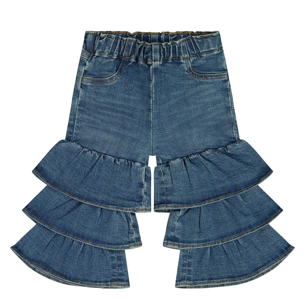 Wrangler Infant Denim Tiered Flare Pants