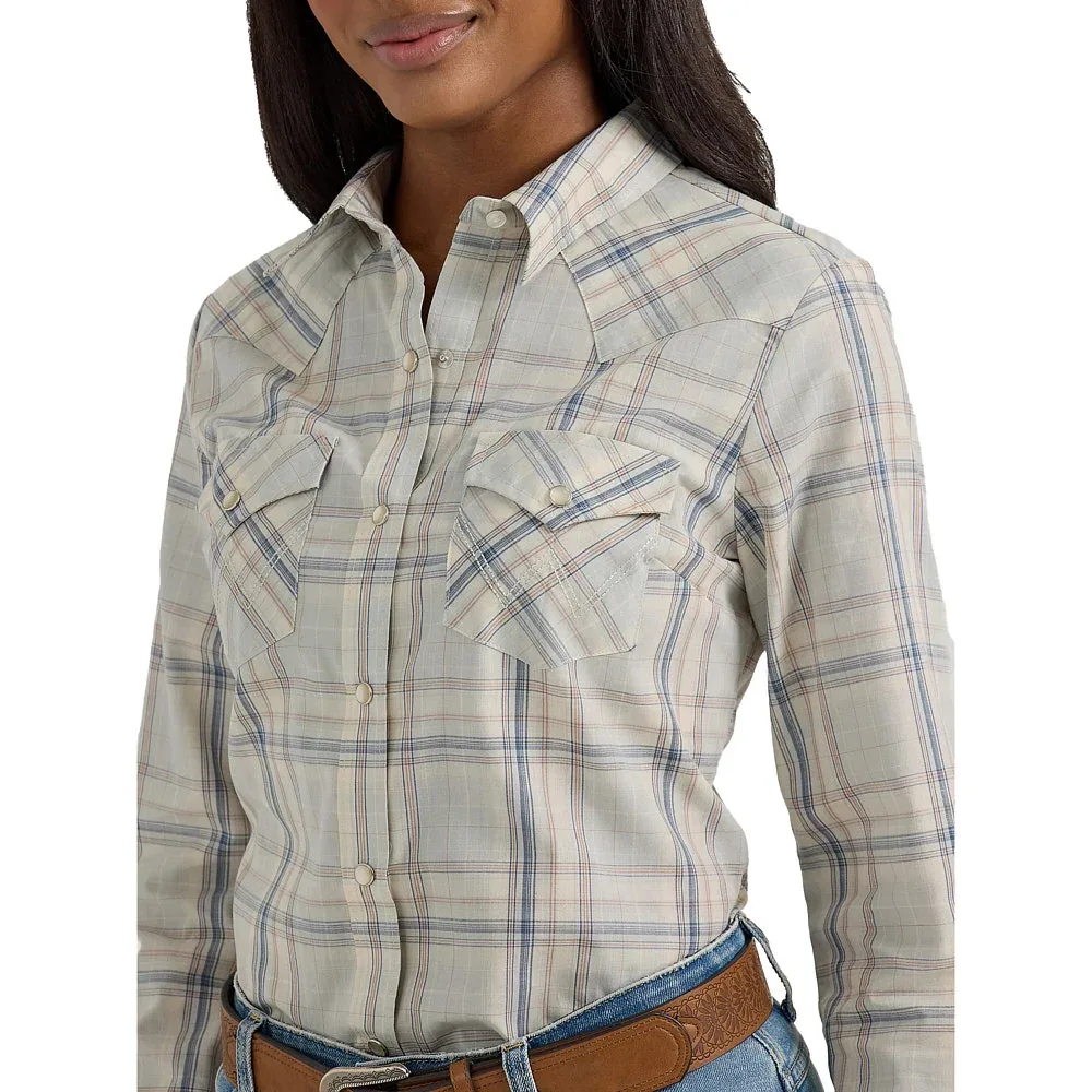 Wrangler Women's Retro Blue Skies Top - Image 2
