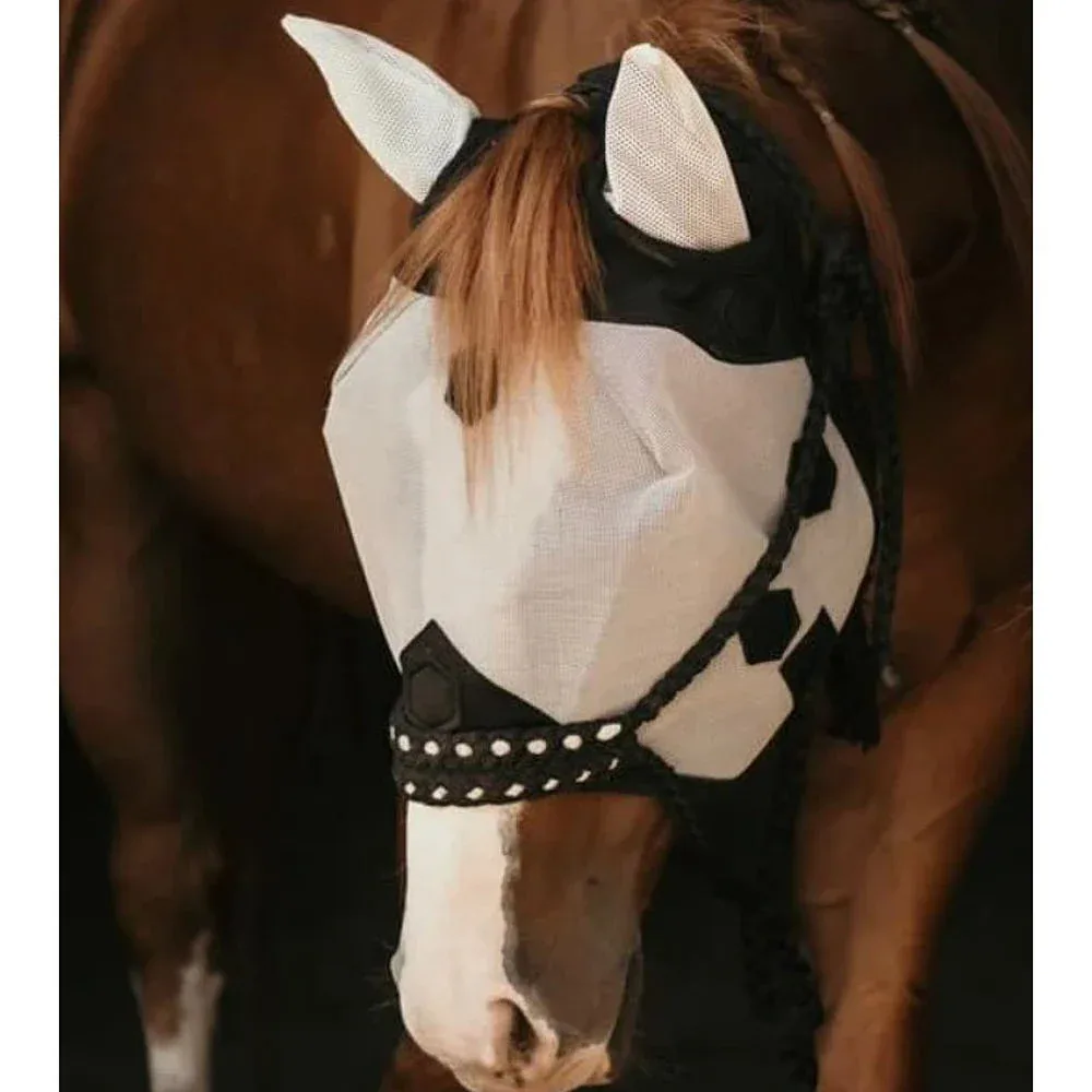 Xlr8 Equine Magnetic Fly Mask with Ears