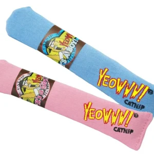 Yeowww Big Baby Cigars Catnip Cat Toy, Blue, 7 in