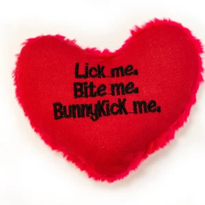 Yeowww! Hearrrt Attack Catnip Cat Toy Lick me, Bite me, Bunnykick me
