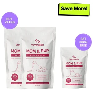 Yummytails Super Premium Mother and Puppy Dry Food | Chicken & Fish Flavor | Corn and Soya Free Formula