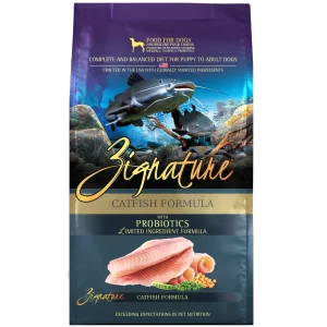 Zignature Catfish Formula Dog Food 12.5 lb