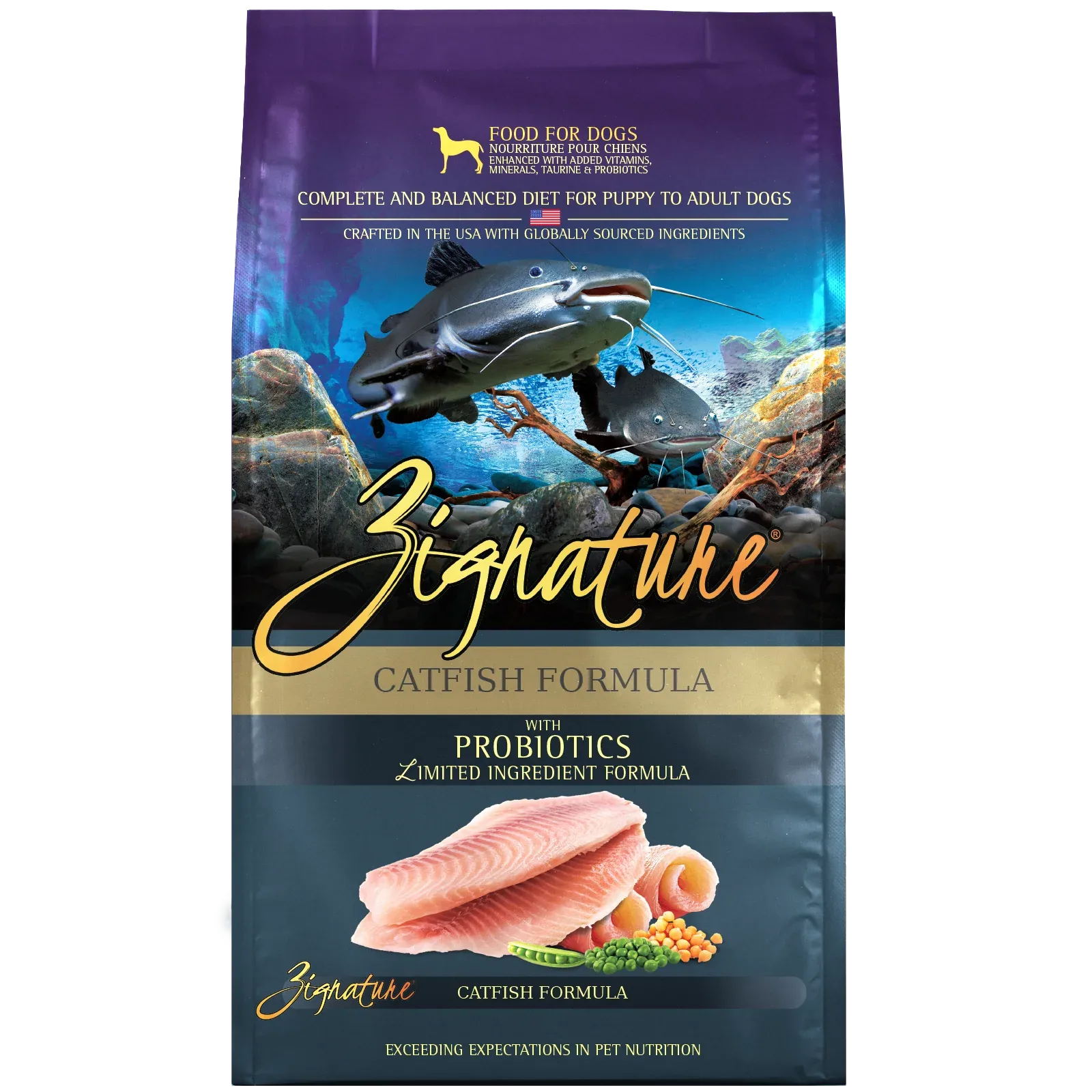 Zignature Catfish Formula Dog Food 4 lb