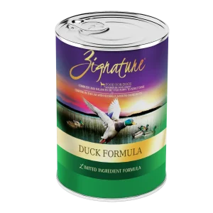 Zignature Duck Formula Dog Food 12/13 oz