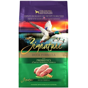 Zignature Duck Formula Dog Food 12.5 lb