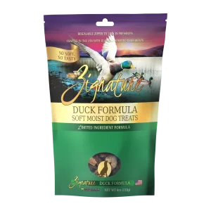 Zignature Duck Soft Moist Treats For Dog 4 oz