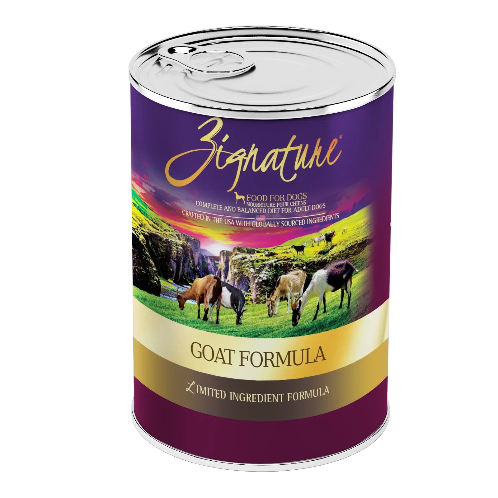 Zignature Goat Formula Dog Food 12/13 oz