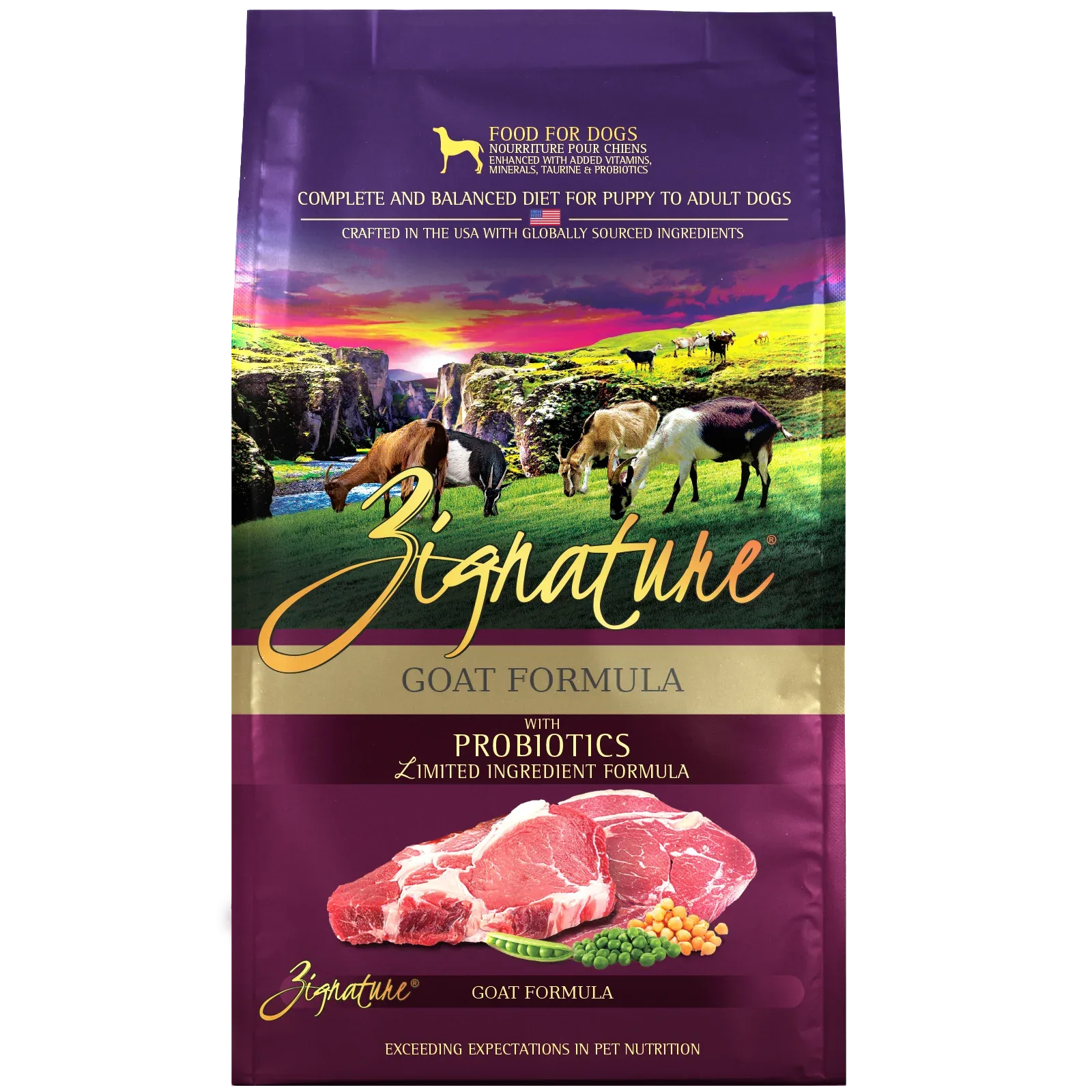 Zignature Goat Formula Dog Food 12.5 lb