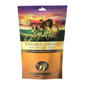 Zignature Kangaroo Soft Moist Treats For Dog 4 oz (DD)