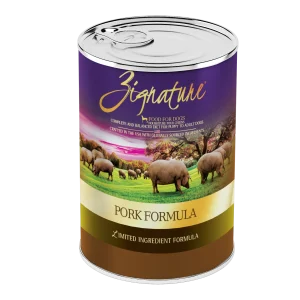 Zignature Pork Formula Dog Food 12/13 oz