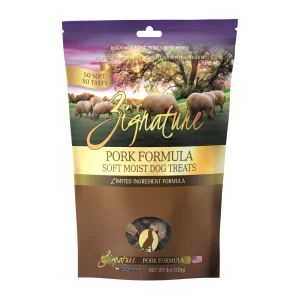 Zignature Pork Soft Moist Treats For Dog 4 oz