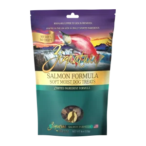 Zignature Salmon Soft Moist Treats For Dog 4 oz