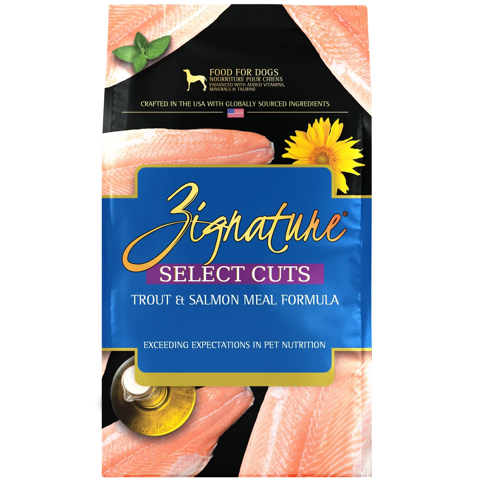 Zignature Select Cuts Trout & Salmon Formula 12.5 lb