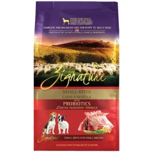 Zignature Small Bites Lamb Formula w/ Probiotics Limited Ingredient Formula Small Breed Dry Dog Food