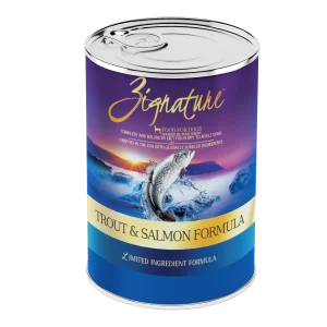 Zignature Trout & Salmon Formula Dog Food 12/13 oz