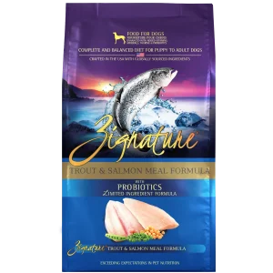 Zignature Trout & Salmon Formula Dry Dog Food, 4lb