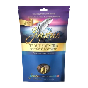 Zignature Trout Soft Moist Treats For Dog 4 oz